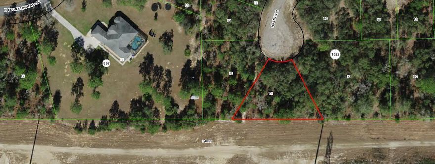 Build a brand new home on this oversized .37 acre cul de sac homesite in the growing and popular Citrus Springs area.The seller is an investor and does not have any reports or survey to share.  Please verify the accuracy of the utility information.