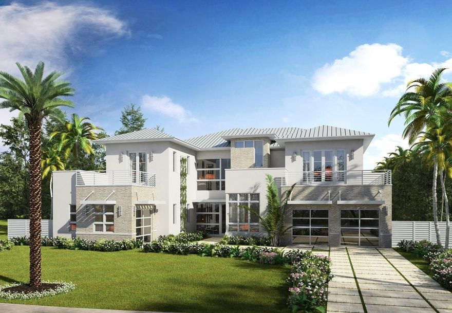 This exquisite coastal contemporary residence is being constructed by JAG Design & Development, and is sited on a direct Intracoastal lot in a NO WAKE ZONE. Located in Delray Beach’s exclusive SEAGATE  neighborhood, this new masterpiece will feature luxurious finishes & unparalleled attention to detail.  Over 8,000 total square feet with 4 Bedrooms plus a Media Room and an Office. Exceptionally large rooms designed for gracious indoor and outdoor living. Soaring ceilings throughout! First floor Grand Master Suite offers HIS and HER Baths, large custom closets, and a sitting area with spectacular INTRACOASTAL views. Other features include a two story foyer, a gas fireplace, second floor VIP suite with sauna, steam room, and a huge covered balcony. The gracious 2 story*SUPPLEMEN The gracious two story Living Room with pocketing glass wall, 2 Bay Garage with extra room for a golf cart and lift to fit up to 4 cars, and 4 zone air conditioning with linear diffusers. The Family Room opens to large covered loggia with summer kitchen and cabana bath. Resort style infinity edge pool, separate Jacuzzi and 60 foot dock complete this outdoor oasis. Close proximity to both the Boca Raton and Boynton Inlets for easy ocean access. 

Offering Delray Beach living at its finest, the residence is perfectly located in a serene waterfront setting within walking distance to the beach and to charming Atlantic Avenue's fine shopping and dining in the city's vibrant downtown area. Three international airports are within an hour's drive.  Completion Spring 2018. 

Disclaimer: 
All information including that produced by the Sellers or Listing Company are subject to errors, omissions or changes without notice and should be independently verified by any prospect for the purchase of a Property. The Sellers and Listing Company expressly disclaim any warranty or representation regarding all enclosed information, which has been derived from architectural plans or county records. Buyer should verify all measurements.

Taxes to be determined by county assessor. Unknown at this time due to new replatting of the site.