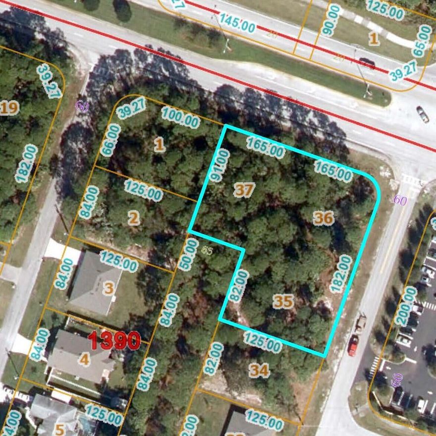 Motivated Seller! Hard corner on busy Gatlin Blvd. Possible Owner Financing. Hard Corner suitable for Professional Office/Medical Office with option for a residential unit on second floor located on busy SW Gatlin Blvd in Port St. Lucie.

Pre-App meeting with city has resulted in the attached preliminary site plan showing 5,650 square-feet of office (first floor) and 990 square feet of residential (second floor).

Will require city to abandon drainage ROW (no issues from city at pre-app) to develop this plan as shown.

Priced to sell — straight land deal. Not looking to wait for approvals at this price.