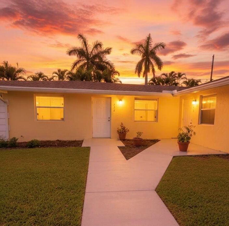 Welcome to your beautiful residential oasis! This West Palm Beach gem offers the perfect blend of privacy and unbeatable convenience. Situated on a sprawling lot, this property features an expansive yard on the right side of the home, providing massive outdoor space rarely found at this price point.Centrally located, you are in the heart of it all: 15 mins to Downtown WPB & Brightline,12 mins to PBI Airport, and 20 mins to Wellington.Enjoy being just minutes from major shopping, dining, and Okeeheelee Park.Rapid move-in available!Skip the long wait times with a fast approval process.Move-in requires First,Last, and Security.Whether you need room to breathe or a central hub close to everything, this property delivers. Come see this beautiful oasis today--your new chapter start here!