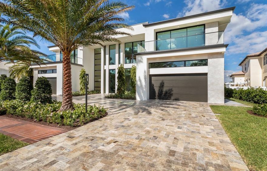 New construction. This impeccably designed modern masterpiece is stunning in both scale and sophistication, featuring 6 bedrooms, 7 full bathrooms and 3 half bathrooms spanning over 7,500 sq ft. Offering gallery like spaces that are both expansive & intimate. An architecturally significant floating staircase & elevator connect the two levels. The upper level houses 4 en-suite bedrooms with stunning golf course and park vistas, utility, club room, multiple entertaining spaces, and tremendous balconies. The home's main level features show room garages, a breath taking glass office, 12 ft sliding doors, designer kitchen, multiple living areas, master bedroom with 2 closets and 2 designer bathrooms, a 24 ft grand foyer, staff quarters and a water vapor fireplace. Other features include poured concrete second floor, hurricane impact windows and doors, full house generator, elevator, and four car garage. Enjoy a resort style pool and Italian marbled entertainment lanai with an expansive summer kitchen. The spectacular interiors were masterfully designed and boast an array of coveted finishes of the highest quality. This estate stands out as a rare architectural gem that offers unparalleled attention to detail.

DISCLAIMER: Information published or otherwise provided by the listing company and its representatives including but not limited to prices, measurements, square footages, lot sizes, calculations and statistics are deemed reliable but are not guaranteed and are subject to errors, omissions or changes without notice. All such information should be independently verified by any prospective purchaser or seller. Parties should perform their own due diligence to verify such information prior to a sale or listing. Listing company expressly disclaims any warranty or representation regarding such information. Prices published are either list price, sold price, and/or last asking price. The listing company participates in the Multiple Listing Service and IDX. The properties published as listed and sold are not necessarily exclusive to listing company and may be listed or have sold with other members of the Multiple Listing Service. Transactions where listing company represented both buyers and sellers are calculated as two sales. The listing company's marketplace is all of the following: Vero Beach, Town of Orchid, Indian River Shores, Town of Palm Beach, West Palm Beach, Manalapan Beach, Point Manalapan, Hypoluxo Island, Ocean Ridge, Gulf Stream, Delray Beach, Highland Beach, Boca Raton, East Deerfield Beach, Hillsboro Beach, Hillsboro Shores, East Pompano Beach, Lighthouse Point, Sea Ranch Lakes and Fort Lauderdale. Cooperating brokers are advised that in the event of a Buyer default, no commission will be paid to a cooperating Broker on the Deposits retained by the Seller. No commissions are paid to any cooperating broker until title passes or upon actual commencement of a lease. Some affiliations may not be applicable to certain geographic areas. If your property is currently listed with another broker, please disregard any solicitation for services. Copyright 2020 listing company All Rights Reserved.