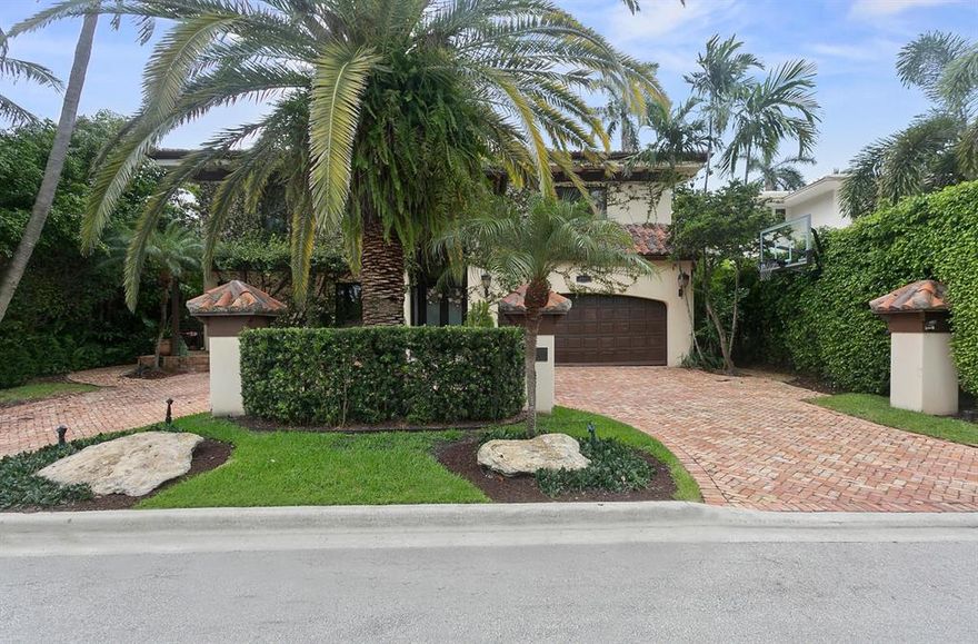 Beautiful home on the water in the highly desirable Seven Isles subdivision of the Las Olas Isles.  With the homes Mediterranean style, modern amenities and 85 feet of dock space, this listing will not last long.