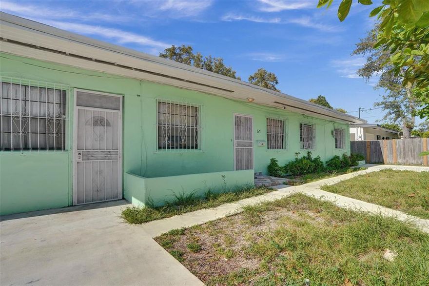 Here is a gem rental property in the heart of Little River area. The property has 3 units. Unit #1 has over 900 sq ft with 2 bedrooms and 1 bathroom. Unit #2 has over 900 sq ft with 2 bedrooms and 1 bathroom. The kitchen and bathroom in this unit are updated. AC is 2017 and in good condition. Unit #3 is a studio apartment with a full bathroom. Don't miss this amazing investment opportunity.