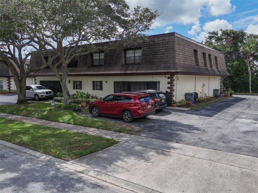 Great Investment opportunity, 3 bedroom, 2 and 1/2 bathroom townhouse located in a residential neighborhood in Boca Raton.  The home features laminated floors throughout, remodeled kitchen with smart appliances including a refrigerator, oven, dishwasher, and stove.  The master bedroom has a walk-in closet, enclosed Florida room, plus additional storage space.  New A/C installed in 2020.  Pets are welcome! The townhome comes with two parking spaces, plus two additional spots beside the house. Conveniently located across the street from the clubhouse,  Association offers a swimming pool, basic cable, New Roof.  Close to the Turnpike, Sawgrass Expwy, I-95 and major roads, 20 minutes to the beach.  This Townhome is rented for $3,000 a Month.  Lease expires in October 2026.  the last month and security deposit will be transfered to the buyer.