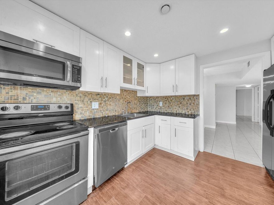 Recently refreshed 2-bedroom, 2-bath corner unit offering 1,120 sq ft of bright, open living space on the 3rd floor. This spacious condo features fresh interior paint, newly installed fixtures, updated vanity, and a large fully screened balcony. Washer and dryer in unit. Water and internet included in rent. Includes one assigned parking space, separate assigned storage area in the lobby, and ample guest parking. Centrally located with convenient access to shopping, dining, and major roadways. Clean, updated, vacant and move-in ready for the right tenant! Community offers pool, gym and tennis courts. No Pets Allowed. Easy to show: Unit vacant on lockbox, submit showing request. 650 min credit score required. First, Last & Security negotiable w/solid offer.