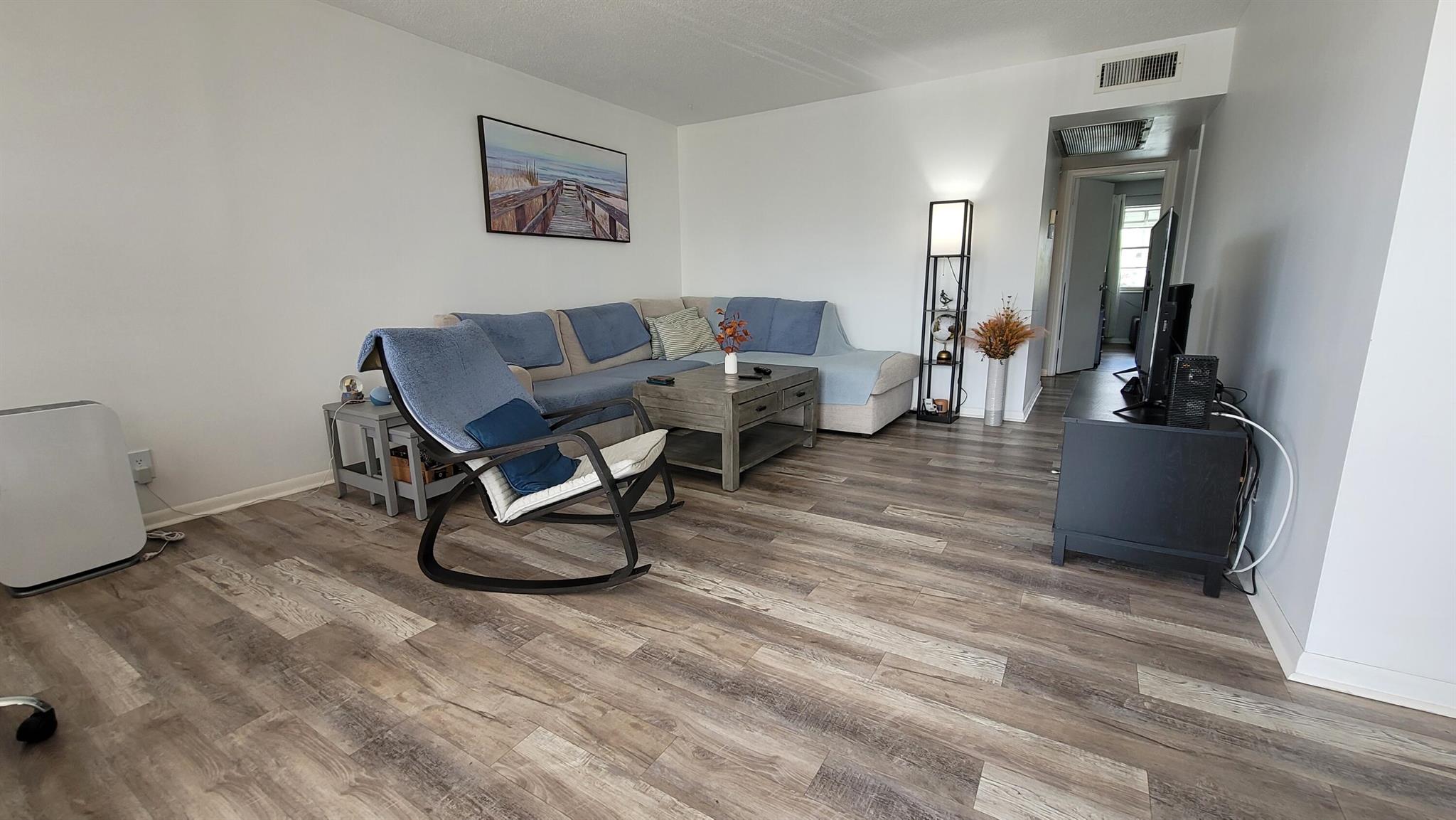 Waterfront on the second floor with a lift! Nicely updated two bedroom, one and a half bath condo in this resort-style community. Pet friendly for small pet. Furnished or unfurnished.
