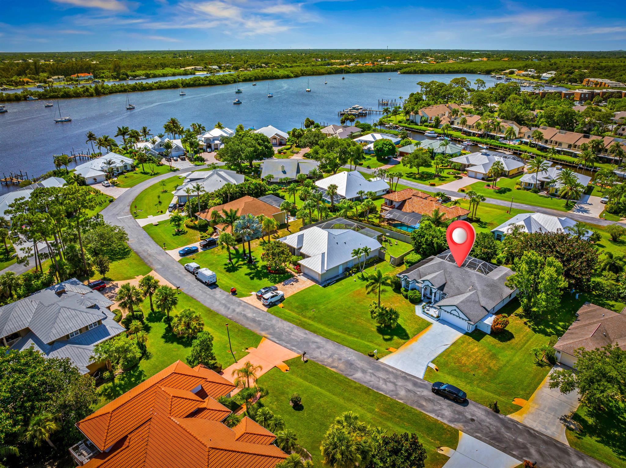 Welcome to 1104 SE Strathmore Drive, nestled in the quiet and charming River Vista community of Port Saint Lucie. This 3-bedroom, 2-bath pool home is not just a residence--it's an opportunity. Currently operating as a successful Airbnb, the property offers immediate income potential or a move-in-ready retreat for a primary or seasonal home.Step inside through the grand double front doors and you'll find a spacious split floor plan filled with natural light. Large sliders open up to the screened-in pool area, creating a seamless indoor-outdoor flow perfect for entertaining or relaxing. A cabana bath door adds even more functionality for poolside living.The home offers great bones and an ideal layout, with the flexibility to enjoy as-is or personalize over time with updates to