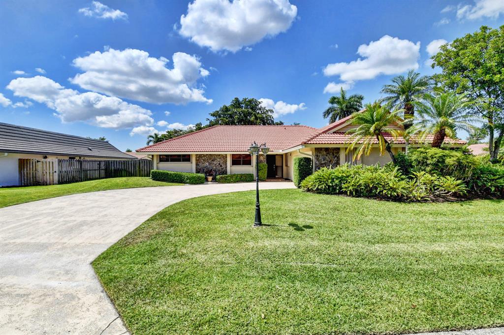 Welcome Home to The Esates of Boca Del Mar - an exceptional community in a GREAT Location! Close to Boca Town Centre Shopping and Dining. Easy access to A Rated Schools and major roadways as well. This is a 4 bedroom and 2.5 bath home with plenty of rom to entertain. The beautiful Covered back patio with NEW Travertine and NEWLY Surfaced Spa is the perfect place to relax and entertain friends and family! Low HOA! This home has a 2018 AC System and 2019 Hot water heater. 2 Car Garage and LARGE driveway allows for plenty of parking.