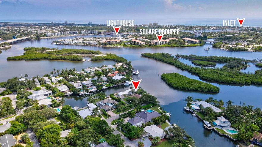 Prime Waterfront Development Opportunity - A Boater's DreamAn extraordinary opportunity awaits in one of South Florida's most sought-after waterfront enclaves. Perfectly positioned for avid boaters and anglers alike, this rare offering features two separately deeded parcels totaling over half an acre with a remarkable 300 feet of deep-water frontage--all with no fixed bridges and preserve views.Nestled in a quiet, non-HOA community east of the Brightline corridor, the location offers swift access to open water, combining ultimate privacy with unbeatable convenience. Whether you're looking to build a sprawling estate or develop two custom homes, the possibilities are as expansive as the waterfront itself.