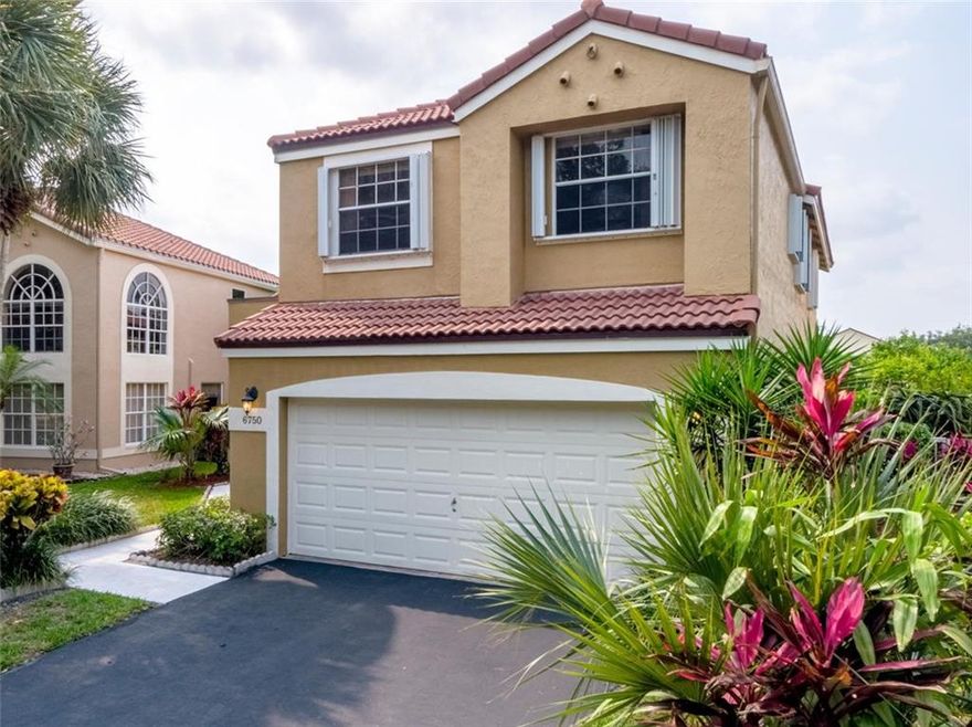 Great Location at Prestigious Whittier Oaks, Close to Terramar Sports Park and Playgrounds, Gated & Maintained Community, with Scenic Lake View, Roundabout Island at Front door, Screened Pool, High Volume Ceiling, Upgraded Kitchen, Wood Cabinets, Granite Counter Tops, Cooking Island, & SS Appliances, Tiles in the Living Area & Laminate in 2nd floor, Huge Master Bedroom, All bathrooms Upgraded, Electric Bidet Seat in Master Bathroom, Newer Roof (2008), Accordion Shutters at the 1st floor & the front of 2nd floor, Impact window at Master bedroom (2011), Great Schools, Close to Shopping Centers, Easy accesses to Sawgrass Exp. Way, Spacious and Bright, Ready for Move-in. Capital Contribution of 1-quarter HOA fee, $681, & Background Screening are required by the HOA.