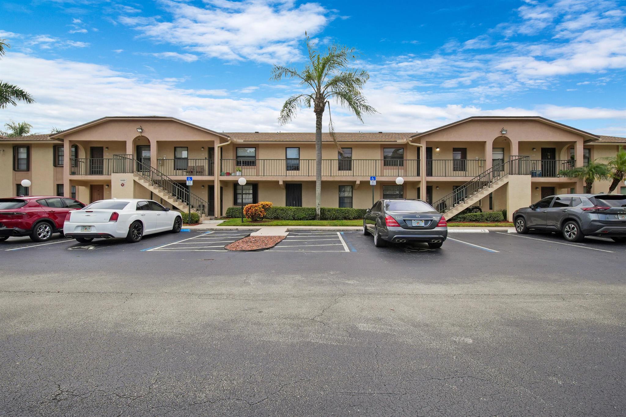 Freshly updated 2-bed, 2-bath condo in a peaceful, all-ages gated community in West Boca! This light and cozy second-story home features brand-new kitchen appliances, fresh paint, bamboo flooring, vaulted ceilings, and a split floor plan with walk-in closets. Dog/cat allowed. Enjoy the convenience of an in-unit washer/dryer, assigned parking at your door, and ample guest parking.Community amenities include a pool, tennis courts, and clubhouse w/ gym. Water and cable are included in the rent. Located near dining, shopping, and A-rated schools.Welcome home to Boca Raton living at its best!