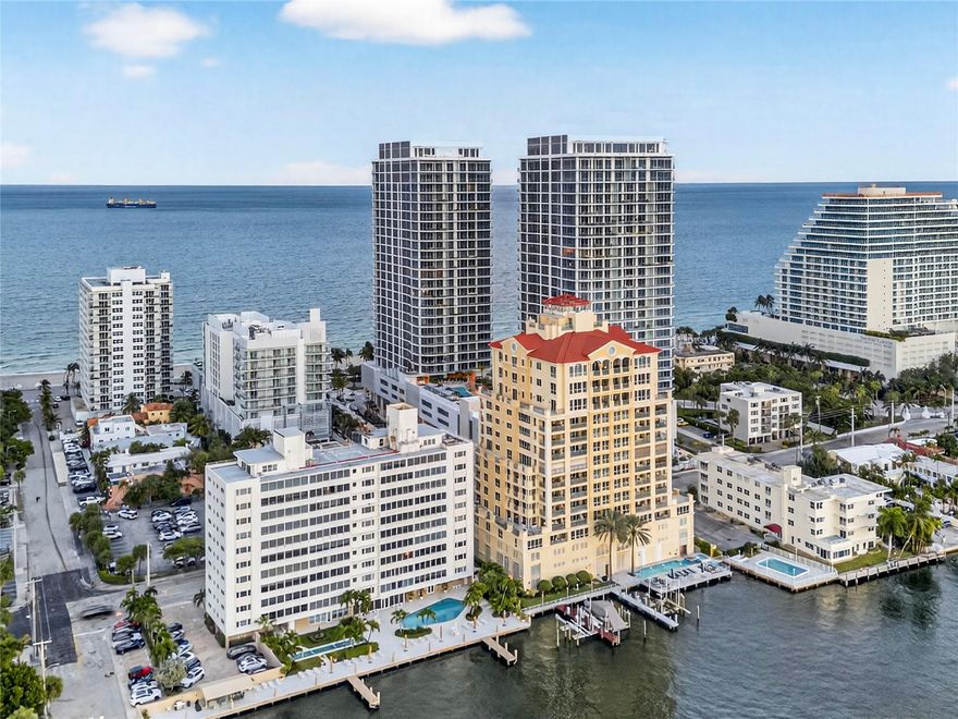 Now complete and ready, Selene Oceanfront Residences is Fort Lauderdale's newest luxury condominium on iconic Las Olas Beach. This stunning 2BR + den, 3.5BA residence offers soaring ceilings, floor-to-ceiling impact glass, and breathtaking ocean views. The den features a full bath, ideal for guests or a private office. Professionally furnished and finished with the "Selene Upgraded Selections Package", the open L-shaped kitchen showcases Wolf and Sub-Zero appliances, wine cooler, high-gloss cabinetry, and quartz countertops with full backsplash. Enjoy seamless indoor-outdoor living on the expansive oceanfront terrace. Resort-style amenities include 24-hour valet and concierge, private beachfront service, dual pools, hot tub, fitness center, restaurant, club rooms, BBQ area, + more.