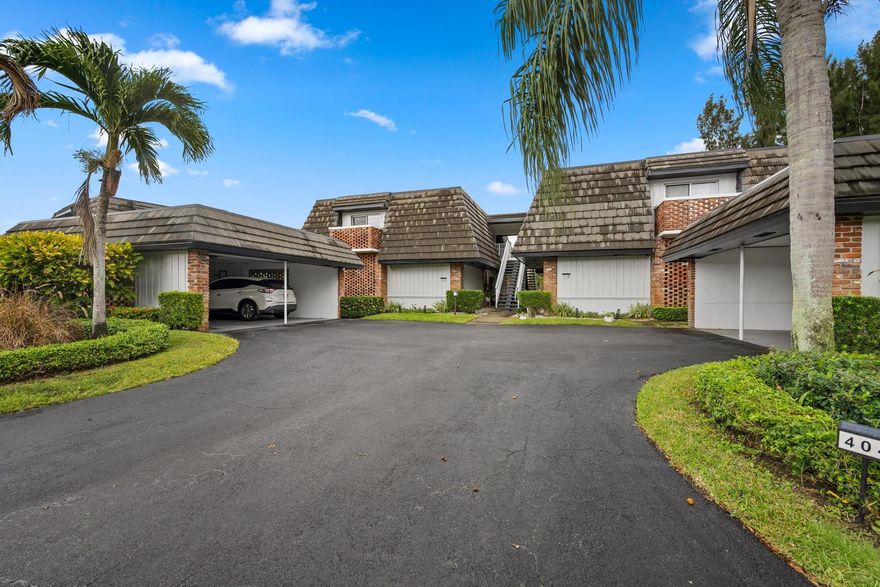 Beautiful Gated Community! This immaculate and clean 2 bedroom 2 bath condo partially updated with open, bright living room/ dining room combo, new flooring, that opens to the covered balcony overlooking the golf course. Amenities include: well maintained bright kitchen, gracious size master bedroom with large walk in closet and private terrace. Covered parking and additional guest parking available. The City of Atlantis is a gated, manicured country club community offering 2 championship golf courses with no membership obligations. Kintz Park at The City of Atlantis, where families and residents gather to play tennis, attend a party or City sponsored events in the Club room. This community is patrolled by the City of Atlantis Police Department. Playground for kids has a covered picnic