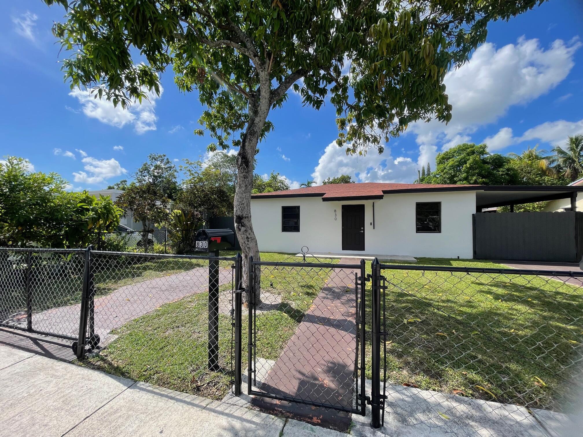 Charming 3-bedroom, 2-bath home in North Miami! The front features 2 bedrooms and 1 updated bath with porcelain flooring and a cozy open kitchen. In the back, a private 1/1 original to the home offers its own updated space, perfect for rental income, multi-generational living or in-law suite.Enjoy a spacious backyard with a shed and plenty of room to add a pool. Whether you're a first-time buyer or looking to ''house hack,'' this property is full of opportunity!