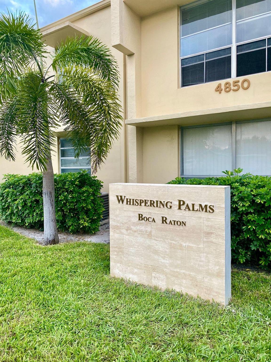 Renovated Studio Available for Rent in Boca Raton!The Whispering Palms Apartment Homes are conveniently located between North Federal Highway and the Gulf Stream, and are only a 5-minute drive from the I-95 (exit 48B) and Publix Supermarket, making it the perfect location for commuters and students seeking to reside in a quiet Boca Raton neighborhood. This renovated studio apartment is spacious and with a walk-in closet and a full kitchen with premium appliances. This community also offers an on-site management office, free on-site parking, a recently renovated swimming pool with tanning beds, and laundry facilities on site. Water, sewer, pest control, and waste removal are all included with the unit