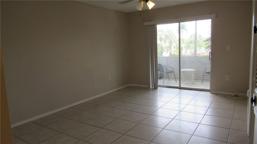 ONLY FIRST AND SECURITY TO MOVE IN! Delightful 1 bedroom on the 2nd floor, no carpet, tile in living areas and wood laminate in the bedroom, screened balcony with no one behind you! Unit is located in a small community with laundry facilities and pool overlooking the water, an additional small storage area for the unit is included. Great find and great Landlord, grab this one while you still can! Association requires 650 credit score, no pets, and yes this is all ages.