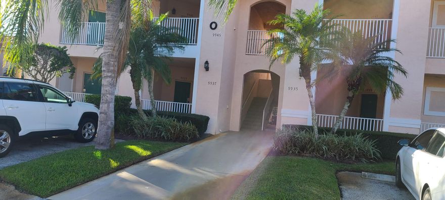 Furnished Rental in Golf Villas II at PGA Village in St. Lucie West, Port St. Lucie, FL. This is B side Efficiency featuring full size bed and sofa, small table and chair and 1-bathroom, screened porch. Water, Sewer, and Garbage included in the price of $990 per month. Tenant pays Electric, Cable & WiFi ($110) Community Pool, Washer & Dryer and access to The Island Club providing Resort Style Amenities including Fitness Center, Aerobic & Dance Studio, Billiard & Card Rooms, Arts & Crafts Studio, Library, Heated Pools, Patio & Grill, Ping Pong Tables, Playground, Pickle ball & Tennis Courts, Award Winning Golf Courses and Honor Garden. Come Live the Resort Lifestyle today!