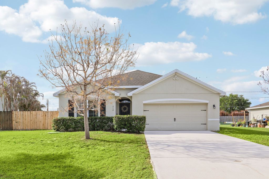 Photo of 218 SW Kestor Drive, Port Saint Lucie, FL 34953 (MLS # B26011036)