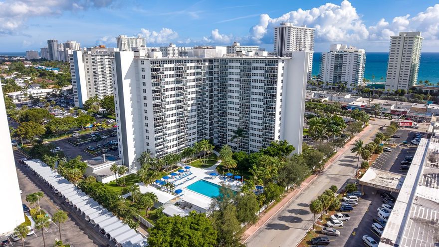 Pictures Coming Soon! This Two Bedroom and Two Bathroom Apartment at Coral Ridge Towers South is ready for the buyer who has the creativity and the vision to make it their dream home. South facing corner unit with windows on two sides with an ocean view. Coral Ridge Towers South is a financially stable 55+ Cooperative Apartment with no planned assessments and fully funded reserves. Included with your new home are a temperature-controlled saltwater pool, lush gardens, gym, outdoor kitchen with dining area and more. Shopping, dining, nightlife and the beach are conveniently located. Cable and internet are included. No pets. Cash only.