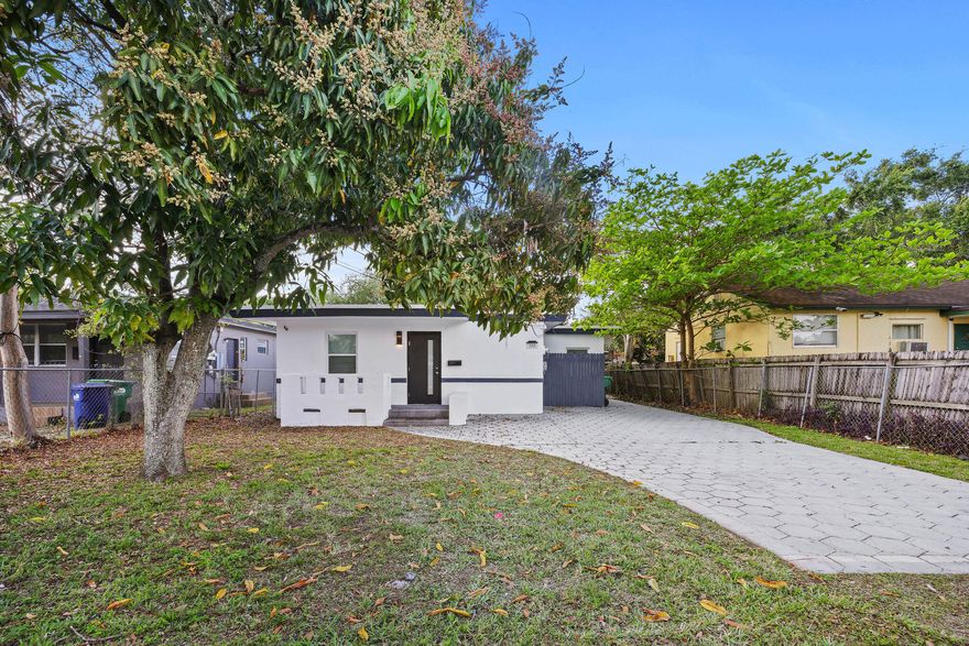 This recently renovated home offers a clean, refreshed feel without losing its warmth. As you step inside, you're welcomed by a bright and functional layout, with natural light filling the living spaces and creating an inviting atmosphere that feels easy to call home.The kitchen has been updated with modern touches, offering ample cabinet space and a comfortable area for daily meals and casual gatherings. It's designed for real life—morning coffee, family dinners, and everything in between. The 3 bed 2 bath provide just the right balance of space and privacy, ideal for a family, guests, or even a home office. Both bathrooms have been upgraded with simple, modern finishes that keep things fresh and low-maintenance. Step outside to a private backyard, perfect for relaxing and entertaining.