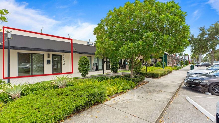3560 NE 12th Ave is situated in the vibrant Downtown Oakland Park Art District, this rarely available retail pad on the Avenue features polished concrete floors and large store front glass windows that flood the space with natural light. There is also an ensuite restroom and an additional sink in the rear of the space. Ample parking is available in the front and rear. Surrounded by restaurants, retail, and thriving businesses, it’s directly across from the new Sky Building, City Hall and near The Funky Buddha. Prime Location: Situated in the walkable DowntownOakland Park Art District, surrounded by restaurants,retail shops, and thriving businesses.Versatile Space: Features polished concrete floorsand large store front glass windows with tons ofnatural light.Ample Parking: Convenient parking available forclients in front and employee parking in the rear.Proximity to Landmarks: Directly across from thebrand-new Sky Building, near The Funky BuddhaBrewery and Oakland Park City Hall.
