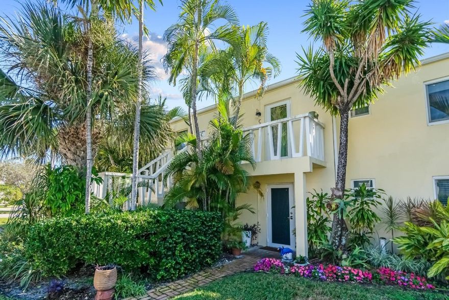 WOW! GREAT 2 bedroom 2 full bath condo in Lighthouse Point Marina area! Steps to the marina, the Nauti Dawg, Cap's Place, and surrounded by community of single family LHP homes..all good places to walk or bike! Beach and Hillsboro Inlet Park and Lighthouse are very close..see map in photos. All terrazzo floors thoughout (easy cleaning), all impact windows and doors, all stainless appliances with butcher block counters and white wood cabs. LOTS of natural light, with both front and back entrances easy to get to from parking. CORNER unit means you have a wraparound corner balcony so lots of extra outside space! Pool + garden views, avocado tree adds fruit and privacy. A great unit in a well managed association! Pets under 15lbs, imm rent-min 60 days, 650 score, assoc has reserves!