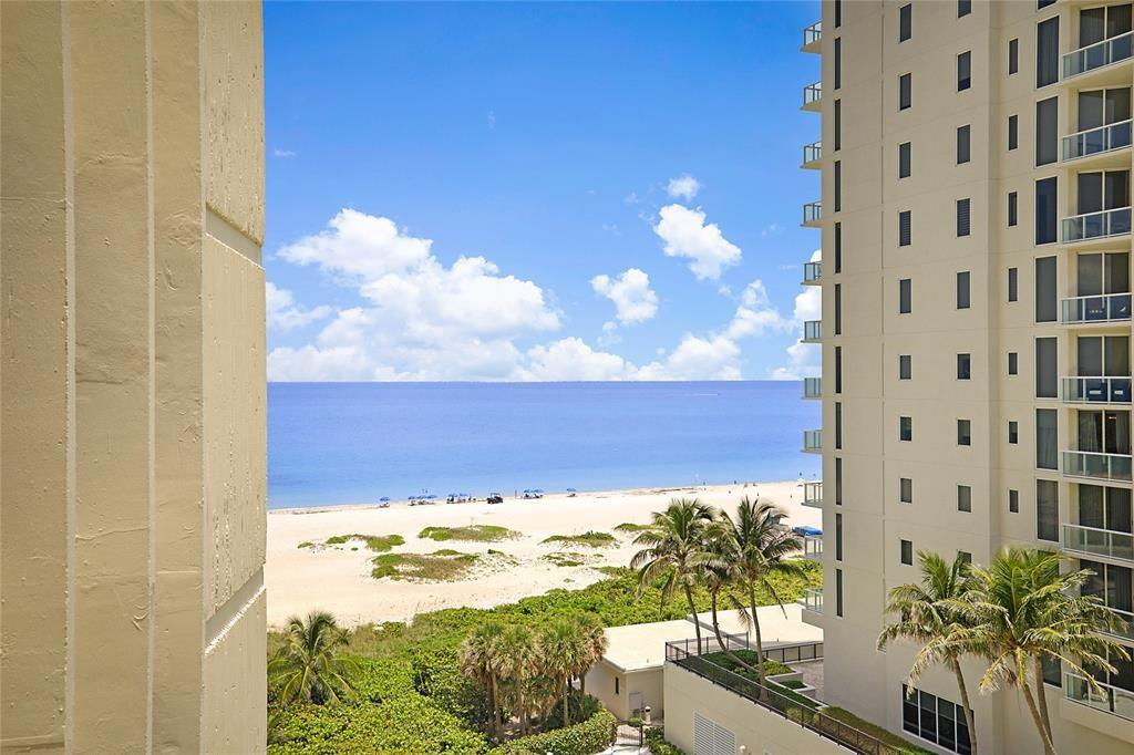Beautiful 2/2 on Singer Island Beach. Split floorplan with ocean views. Completely remodeled, and top of the line finishes and appliances. Stunning views of the beach and Phil Foster Park for a view of sunrise and sunset. Rent includes water, internet, and cable TV. Located directly on the sand. Annual rental preferred. Tenant occupied, easy to show!