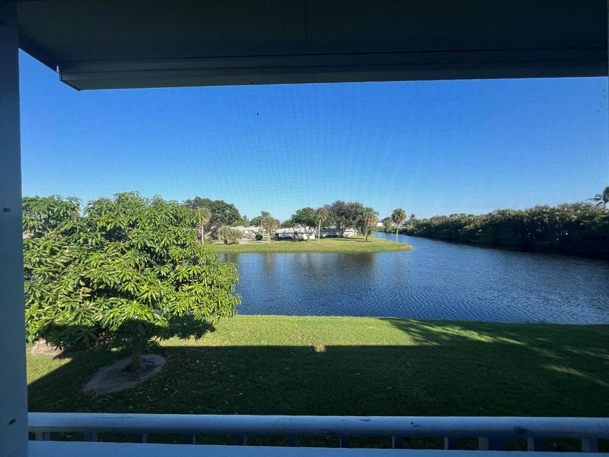 Morning sun east exposure with the most breathtaking water/lake views. Soak in the majestic peacefullness and tranquility as you sit on your 2nd floor deck sipping your morning coffee. Nothing finer!!  Updated kitchen, with full compliment of appliances. T.V.'s in all the rooms. Ceiling fans. Table for 4 in dining area. 2 full bathrooms, one with tub shower and the other has stall shower. Huge Walk-in closet in primary bedroom. Such a clean and light and bright unit for the upcoming season. Monaco 'B' bldg is just 50 yards from the Monaco pool area/clubhouse and Bistro cafe, which serves lunch and dinner. A late entry for this upcoming season, but a GREAT ONE!!