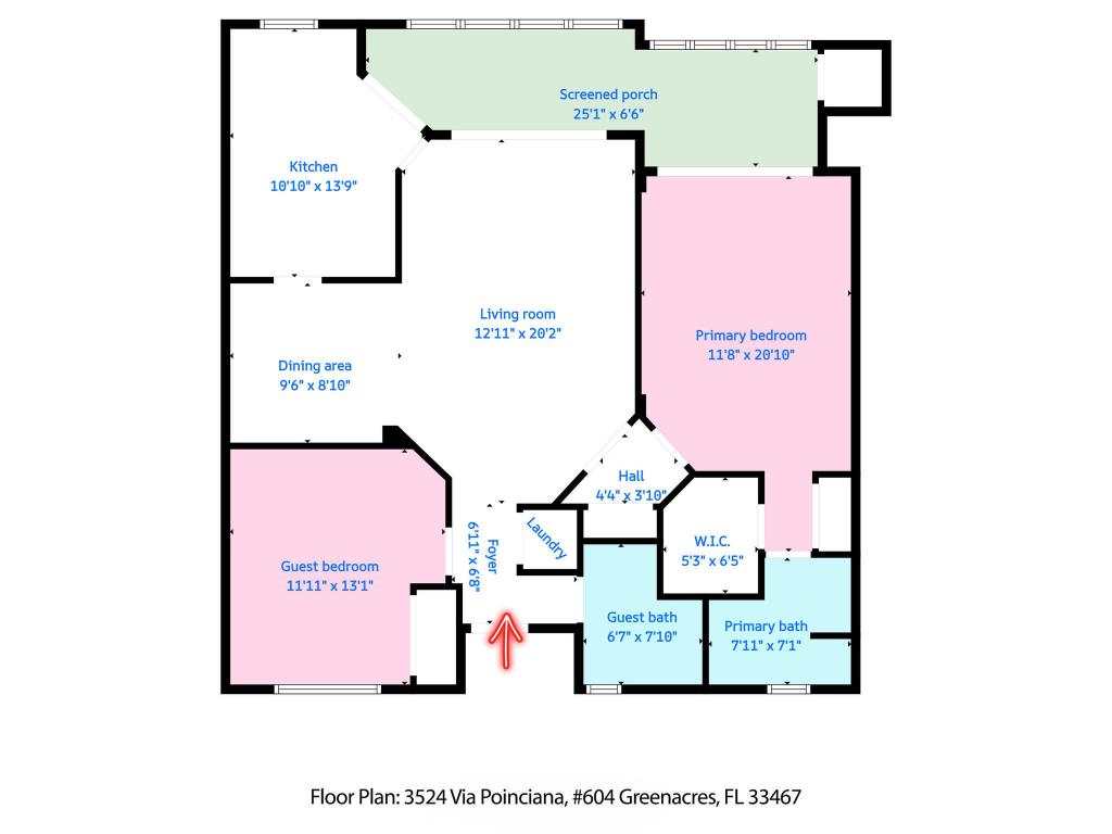 POINCIANA PLACE CONDO 1,2,8 AND 9 - Residential Lease