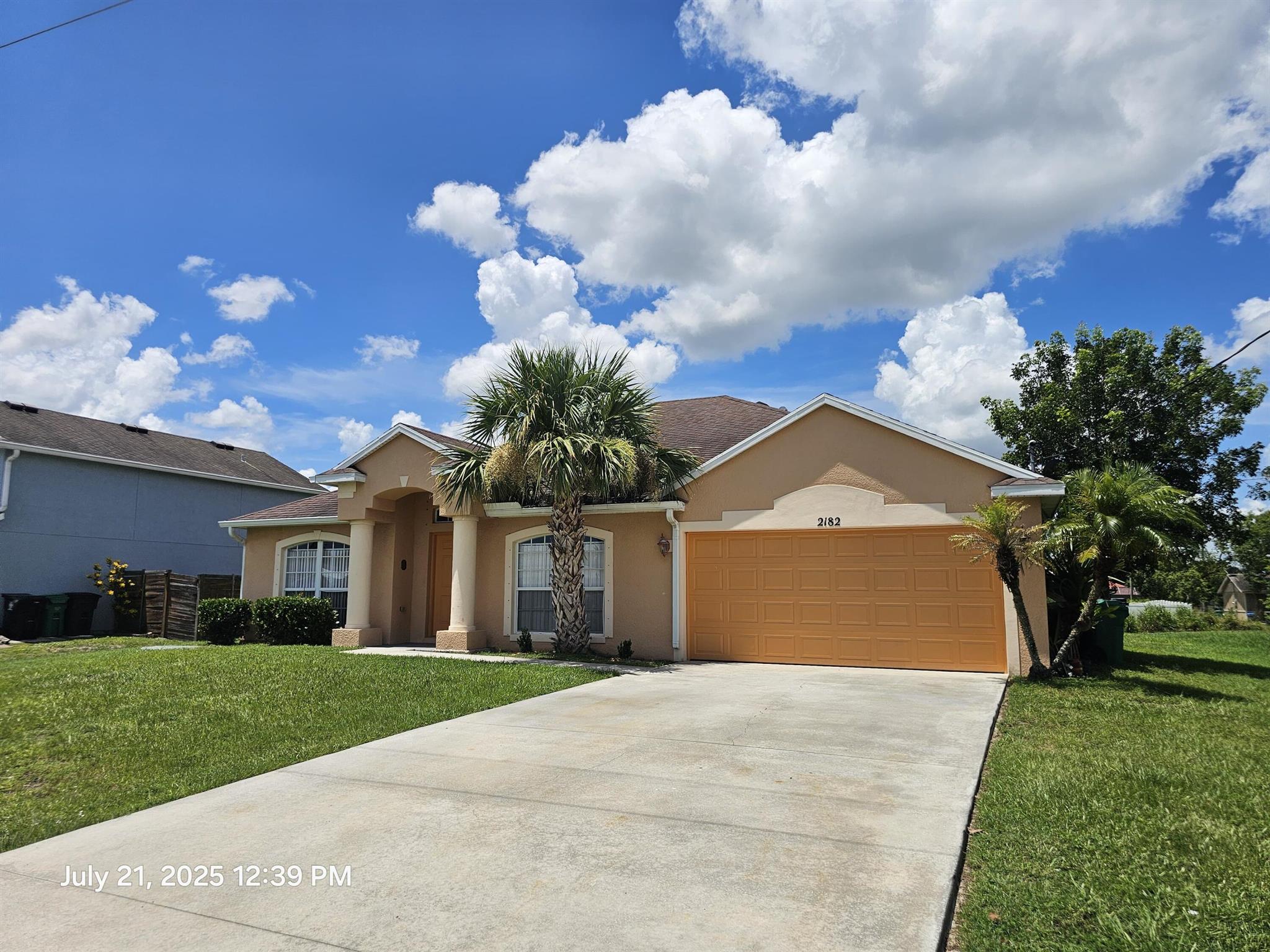 Welcome to your new home! This spacious 3-bedroom, 2-bathroom single-family home is located in a quiet neighborhood in the heart of Port St. Lucie. Enjoy an open floor plan with tile flooring throughout, a bright and airy living area, and a kitchen with plenty of cabinet space. The split-bedroom layout offers added privacy, and the primary suite includes a walk-in closet and private bath. Step outside to a large backyard--perfect for relaxing or entertaining. Conveniently located near shopping, schools, parks, and major highways. Don't miss out on this wonderful rental opportunity!