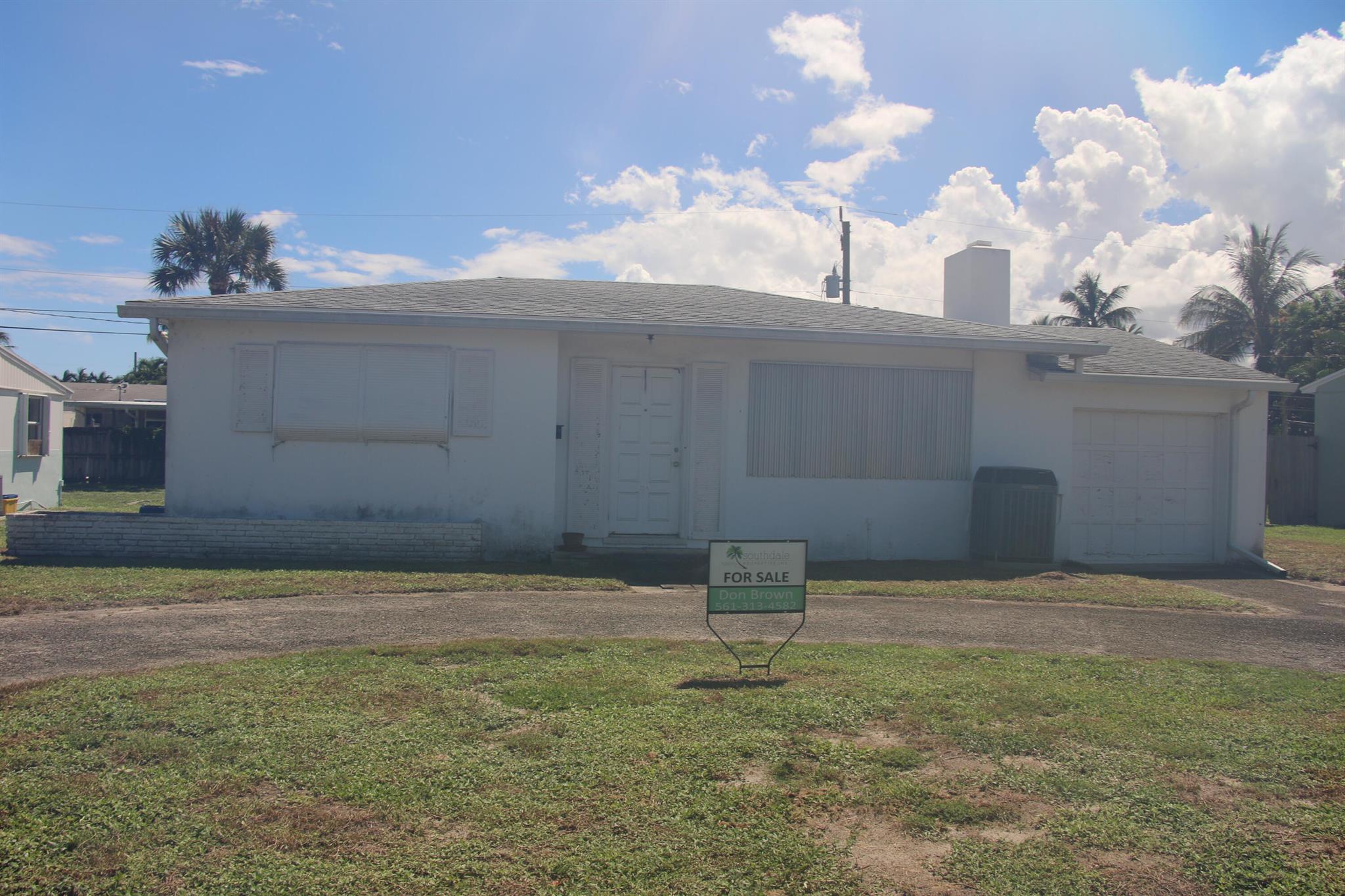 Renovate or build. Fabulous location middle of the block where there are similar properties under construction. Priced at land value.