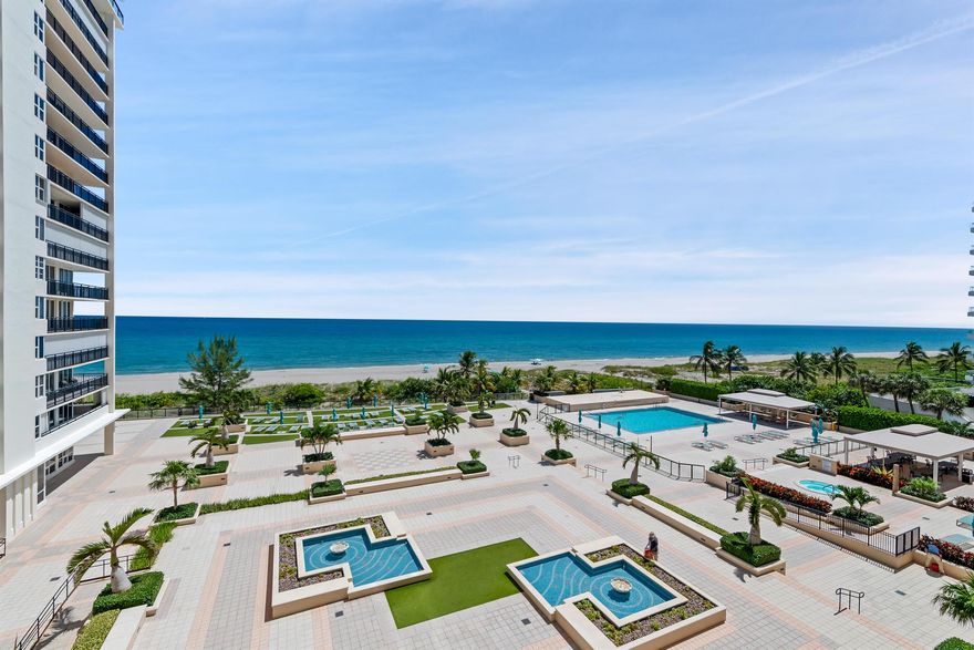 Live the ultimate Florida lifestyle in this 2/2 condo on the sand with an absolutely stunning, direct, unobstructed, oceanfront view! This is the perfect opportunity to create the beachfront property of your dreams. This spectacular 5th floor condo features impact windows, a brand new ac, tons of natural light, an elevator landing/entryway shared with only one other resident, and of course, panoramic views of the Atlantic Ocean from your spacious balcony & living area. Located in the very desirable Whitehall building which boasts resort-style amenities that include a 24 hour front desk, beach access with umbrellas & chairs, a heated pool & jacuzzi, barbecue grills, & a fitness room. Whitehall is situated on a quiet strip of A1A, yet it's only minutes from all that Boca Raton has to offer.