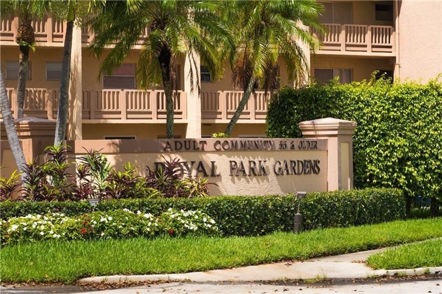 Don't miss out  this  opportunity to own   2 bedroom / 2 full bath, corner unit  at Royal Park Gardens condominium , 55+ community. Great location minutes from Restaurants, Shopping, Medical & Doctor Offices, Hospital and Worship Centers. Just 25 minutes from Fort Lauderdale International Airport and Beautiful Florida Beaches. The unit has an storage on first floor. Enjoy the Community Heated Pools, Pickle Ball, Bocce Ball, Tennis Courts, BBQ/Picnic Area, Clubhouse/Rec Center, Community Rooms and more.HOA requires one year maintenance to be held for 18 month. 25 %  down payment for all finance deals, HOA has no reserves. There are no rentals allowed in Building "F" . NO Pets. Service or emotional support animals are welcome with approval. 640 Fico score &  $30,000 per year income tax.