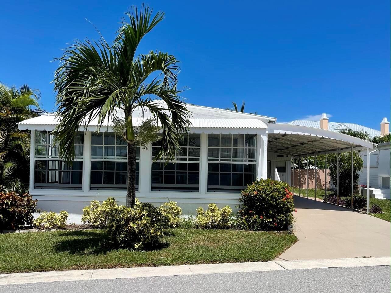 2 bed/2 bath home for rent in the waterfront community of Jupiter River Park. This is an annual rental. Jupiter River Park is a 55 and over community within minutes to Jupiter Beach, Dubois Park, Carlin Park, restaurants and theaters. Can be furnished or unfurnished. Available September 1st. COA has a $250 application fee, can take up to 30 days to approve.