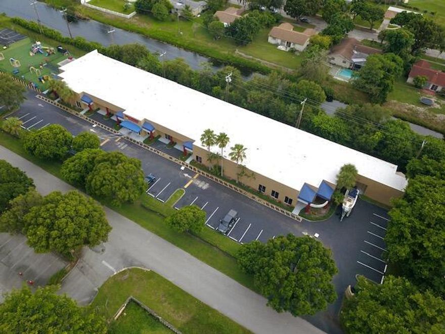 Unprecedented Opportunity: An extraordinary chance to own a state-of-the-art, fully furnished daycare/school and event center, all on a single level just under 20,000 sq. ft. This property offers a multitude of classrooms catering to different age groups, complete with in-class restrooms, generous storage spaces, a computer room, library, indoor playroom, outdoor playground with a basketball court and splash park, laundry facilities, teacher's resource room, a teacher's lounge, a fully equipped commercial kitchen, and ample on-site parking. Additionally, it features a magnificent 2500 sq. ft. event center with kitchen access, perfect for hosting corporate functions, weddings, family gatherings, and more. Conveniently situated near BAK Middle School of the Arts and just minutes from I-95
