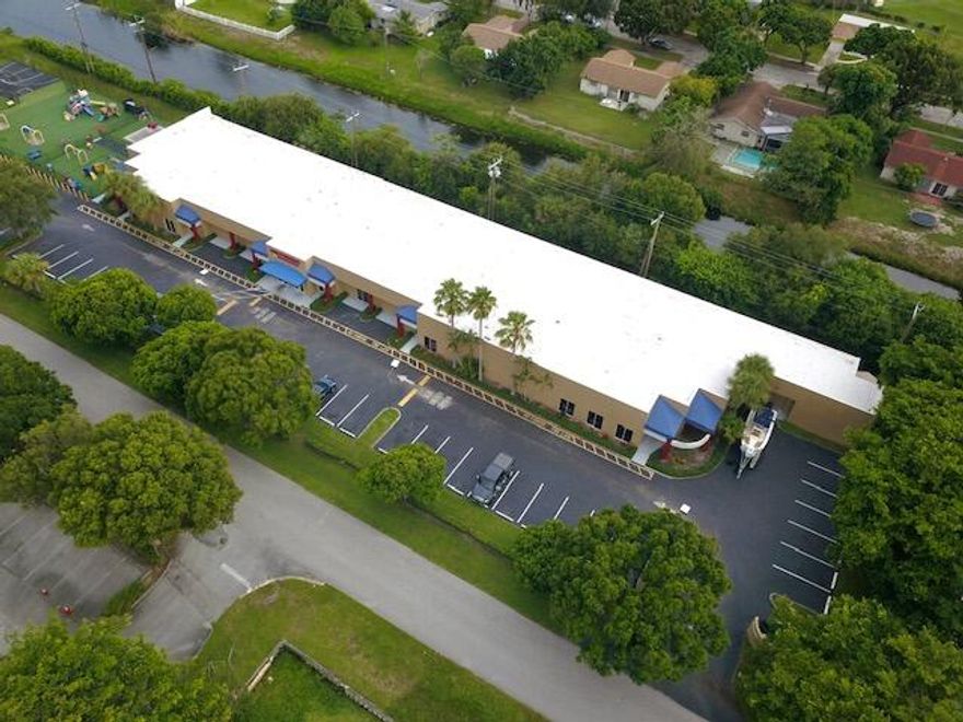 Unprecedented Opportunity: An extraordinary chance to own a state-of-the-art, fully furnished daycare/school and event center, all on a single level just under 20,000 sq. ft. This property offers a multitude of classrooms catering to different age groups, complete with in-class restrooms, generous storage spaces, a computer room, library, indoor playroom, outdoor playground with a basketball court and splash park, laundry facilities, teacher's resource room, a teacher's lounge, a fully equipped commercial kitchen, and ample on-site parking. Additionally, it features a magnificent 2500 sq. ft. event center with kitchen access, perfect for hosting corporate functions, weddings, family gatherings, and more. Conveniently situated near BAK Middle School of the Arts and just minutes from I-95