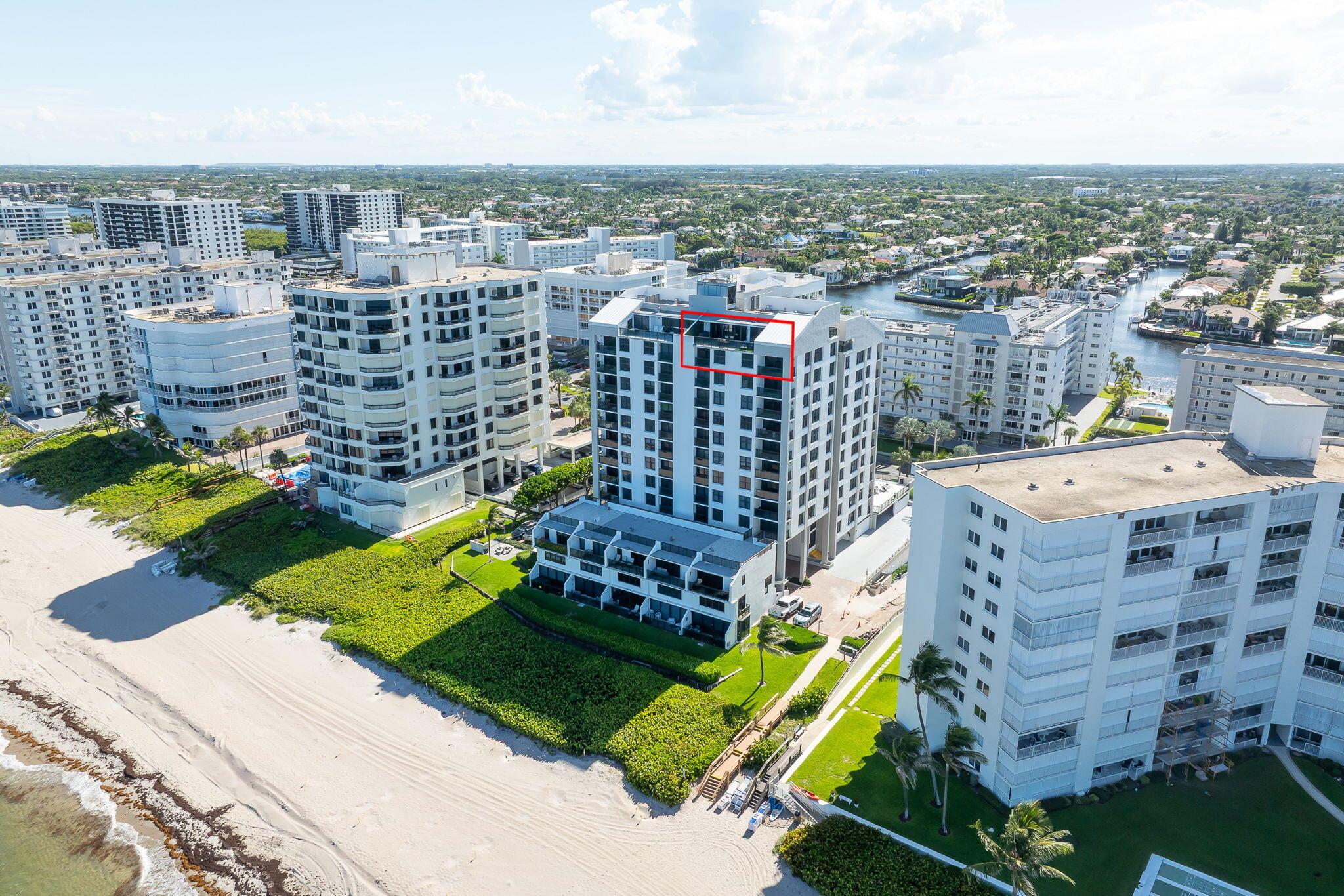 Discover the pinnacle of oceanfront living in this exceptionally rare, never before rented, beautifully renovated 3-bedroom, 4-bath, TWO STORY PENTHOUSE featuring a PRIVATE ELEVATOR INSIDE THE CONDO directly on the sand, available for annual or seasonal lease (min 4 mo). Comprised of 3,288 square feet under air with 4,000 total square feet, this home in the sky offers unobstructed ocean and intracoastal views throughout. Thoughtfully designed with modern elegance and comfort, this stunning residence features a PRIVATE ELEVATOR, offering seamless access to both levels. Bask in the ocean grandeur on any of your 4 private balconies - one of them a large unobstructed oceanfront terrace which can accommodate 30+ guests, outfitted with a bar, dining table, and outdoor TV overlooking the ocean.