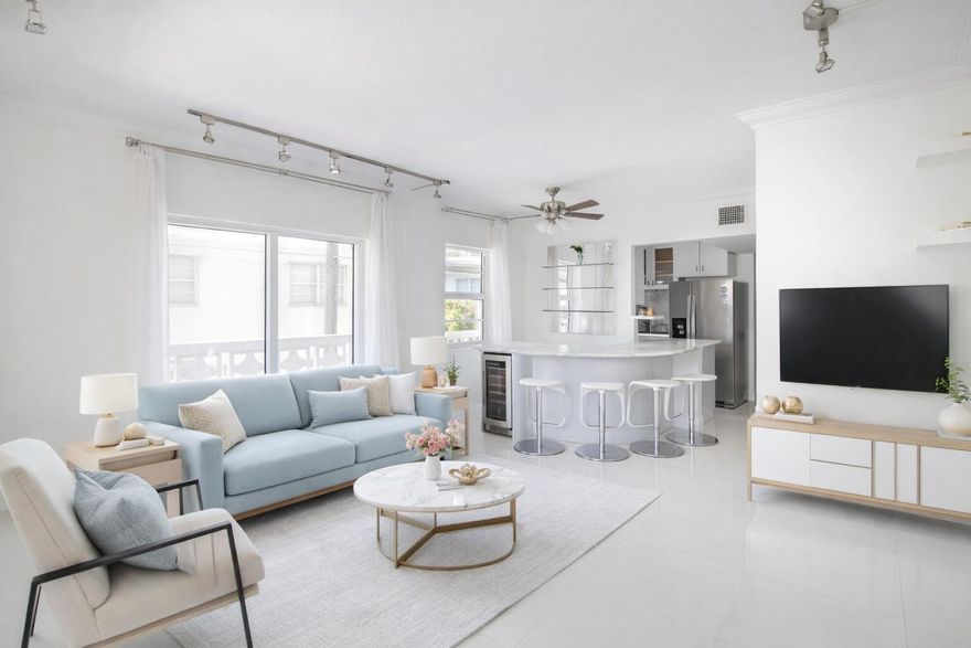 Spacious South Beach 1BR with private balcony, covered parking and elevator access just minutes from the ocean and Flamingo Park. Bright and comfortable layout with generous living space and abundant natural light. The residence includes central A/C, impact windows and doors, in-unit washer and valuable covered parking, features rarely found together in classic South Beach buildings. Located in one of Miami Beach's most walkable neighborhoods close to cafés, restaurants, parks and the beach. Perfect as a primary residence, vacation getaway or long-term investment in the heart of South Beach living.