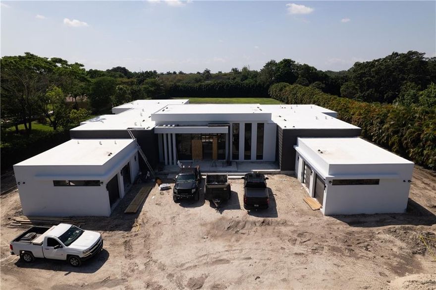 NEW MODERN CONTEMPORARY CONSTRUCTION IN THE HIGHLY SOUGHT SUNSHINE RANCHES SITTING ON A BEAUTIFUL 2.35 ACRE LOT. THIS 5 BED 6.5 BATH MASTERPIECE WITH CUSTOM FINISHES THROUGH OUT WON'T LAST LONG. "ALL RENDERINGS/PICTURES SHOWN ARE FOR ILLUSTRATION PURPOSE ONLY."