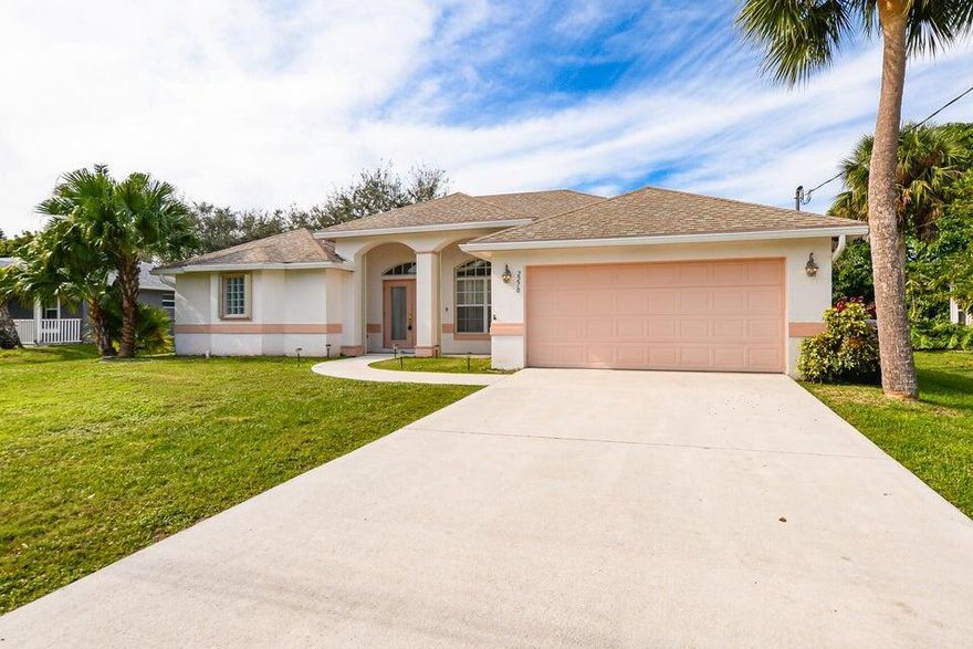 Original owners are pleased to present this Great Bay Homes Mandalay Bay model home for rent for the second time since being built in 2005. The current tenants are moving back to Wisconsin and the home is now available once again. This is a well maintained 3-bedroom, 2-bathroom, 2-car garage CBS construction with an inground pool with a full patio and screened enclosure. Recent accordion storm shutters were installed for easy storm protection and new interior paint to include new epoxy garage floor paint. New Rheem HVAC was installed in August of 2022. In addition, new dishwasher, garbage disposal and new smoke detectors. In the past couple of years, the oven, refrigerator, washer and dryer were installed. New water heater installed in April 2024 More...