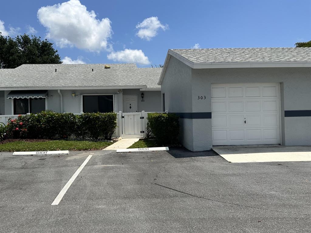 55+ community... This GORGEOUS 2 bedroom 2 bath villa has been completely renovated and is ready to move in! It includes a 1 car garage and features brand new black stainless steel appliances, soft close kitchen cabinets, granite countertops as well as beautiful vinyl floors throughout. Both bathrooms feature new flooring, subway tile, new vanities, tub, shower doors, toilets and fixtures. The community amenities include a pool and tennis courts, making it a great place for active adults. The condo is centrally located, close to shopping, beaches, restaurants, and entertainment, providing easy access to everything you need for a comfortable lifestyle. Overall, this condo offers modern conveniences in a desirable location, making it a great option for a comfortable and convenient home.