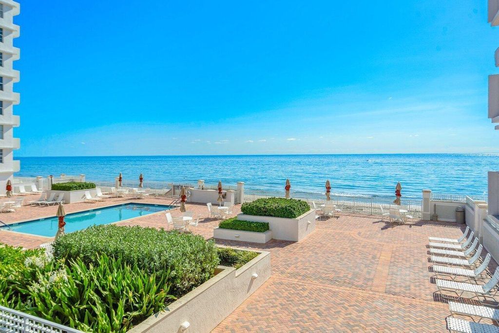 Photo of 4511 S Ocean Boulevard #206, Highland Beach, FL 33487 (MLS # R11033746)
