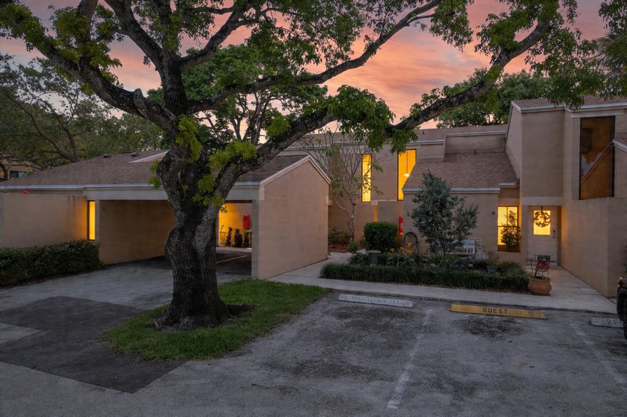 ABSOLUTELY GORGEOUS FULLY RENOVATED 2-STORY TOWNHOUSE | PRIME EAST BOCA RATON LOCATION | NEW 2025 ROOF | Bright Open Floor Plan | LED Custom Lighting | Crown Molding | Accent Walls | Stunning Eat-In Kitchen | Large Center Island/Bar | Quartz Counters | White Wood Cabinets |S/S Appliances |Formal Dining Room | First Floor Primary Bedroom | Vaulted Ceilings | Large Closets | Private Screened Patio | Tropical Lush Landscaping | Washer & Dryer In Unit | Impact Front Door | Walk to Tennis Courts, Clubhouse & Community Pool | Assigned & Guest Parking | Bike/Walk to Top Rated Schools & Meadows Park | Minutes to Beach, FAU, Downtown Mizner Park & Delray Beach Atlantic Avenue | AC 2017 | WH 2017 | Present All Offers!