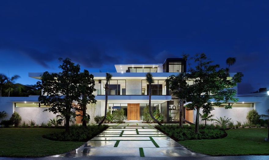 New Tour de Force Modern architectural deepwater estate in The Sanctuary by Steigerbuilt, LLC and cutting-edge Miami-based Choeff, Levy, Fischman Architecture + Design. Glass, stone and exotic wood blend to create one of the most amazing waterfront estates in Boca Raton with 3-levels of luxury and style. Resort-like infinity pool with walk over water feature and yacht dock. Crestron home automation Smart House with wifi hotspots and pre-wired speakers in all rooms including exterior patio. DISCLAIMER: Information published or otherwise provided by the listing company and its representatives including but not limited to prices, measurements, square footages, lot sizes, calculations and statistics are deemed reliable but are not guaranteed and are subject to errors, omissions or changes without notice. All such information should be independently verified by any prospective purchaser or seller. Parties should perform their own due diligence to verify such information prior to a sale or listing. Listing company expressly disclaims any warranty or representation regarding such information. Prices published are either list price, sold price, and/or last asking price. The listing company participates in the Multiple Listing Service and IDX. The properties published as listed and sold are not necessarily exclusive to listing company and may be listed or have sold with other members of the Multiple Listing Service. Transactions where listing company represented both buyers and sellers are calculated as two sales. The listing company's marketplace is all of the following: Vero Beach, Town of Orchid, Indian River Shores, Town of Palm Beach, West Palm Beach, Manalapan Beach, Point Manalapan, Hypoluxo Island, Ocean Ridge, Gulf Stream, Delray Beach, Highland Beach, Boca Raton, East Deerfield Beach, Hillsboro Beach, Hillsboro Shores, East Pompano Beach, Lighthouse Point, Sea Ranch Lakes and Fort Lauderdale. Cooperating brokers are advised that in the event of a Buyer default, no commission will be paid to a cooperating Broker on the Deposits retained by the Seller. No commissions are paid to any cooperating broker until title passes or upon actual commencement of a lease. Some affiliations may not be applicable to certain geographic areas. If your property is currently listed with another broker, please disregard any solicitation for services. Copyright 2021 listing company All Rights Reserved.