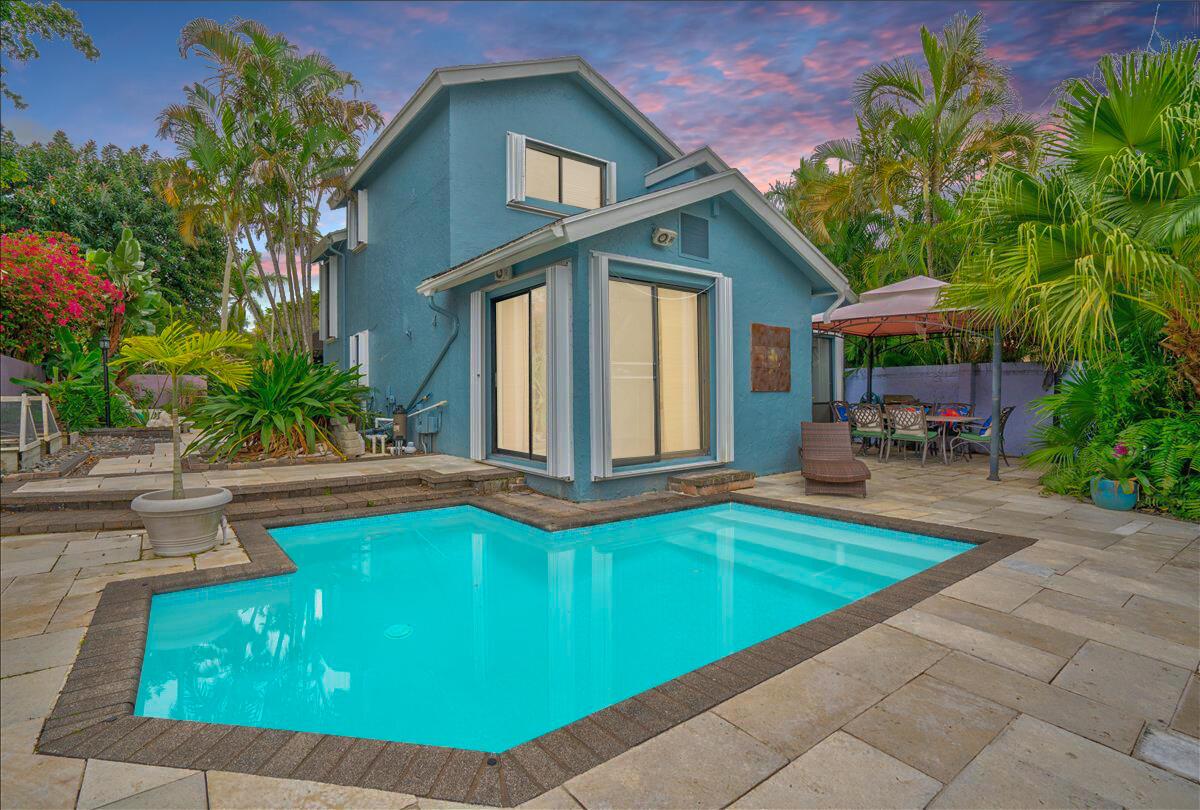 This isn't a cookie-cutter home-it's a private escape with personality. Vaulted ceilings & a wide-open plan connect to a chef's kitchen w/wood cabinetry, granite counters, stainless appliances, island workstation, & a built-in desk. Fresh paint, new floors, a brand-new roof & full hurricane protection mean peace of mind. Living spaces flow outdoors to a wraparound patio, sparkling pool, fire pit & lush tropical landscaping. The master retreat brings drama with double doors, California closets, crown molding, and a spa bath featuring a steam shower & soaking tub. A pool-view guest suite creates its own retreat, while the upstairs bedroom & bath add flexibility for family or visitors. And yes, an amazing private dock on a navigable canal w/direct access to Lake Ida, Eden & Osborne
