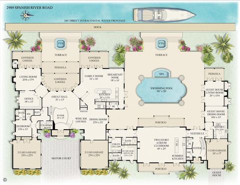 Tiny photo for 2989 Spanish River Road, Boca Raton, FL 33432 (MLS # R11146112)