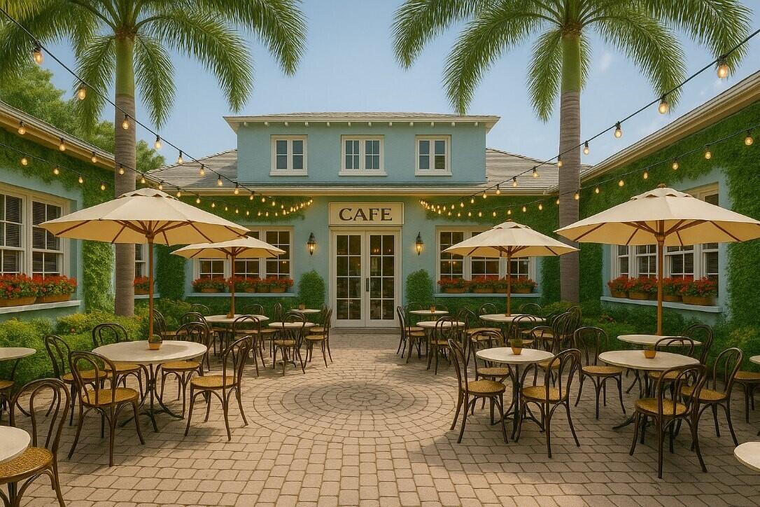 Incredible opportunity to open your coffee shop or retail concept in a prime location directly on US Highway 1 / Broadway - just moments from Downtown West Palm Beach and major new developments! Suite 1-2 features approx. 500 sq ft of indoor space with natural light, a half bath, and a closet. A standout feature is the gated courtyard, ready to be transformed with inviting seating--customizable by tenant with landlord approval. The building includes a shared lobby, public restroom, kitchenette, conference room, and signage. Recent upgrades include new windows, with fresh paint and furnishings on the way. * LISTING CONTAINS VIRTUAL IMAGES.* With approved credit, last month not due upfront. VERY unique opportunity - Call today to schedule a tour!