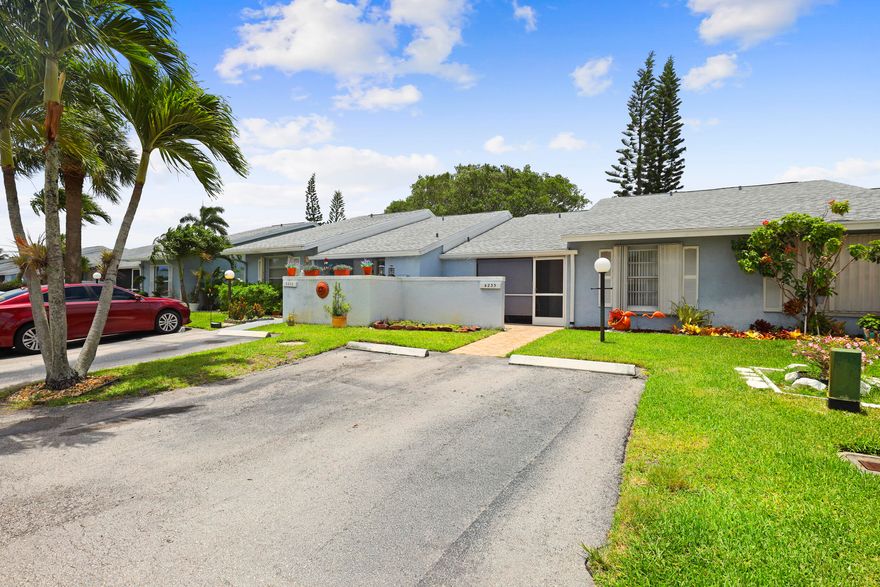Welcome to easy Florida living in this inviting home located in a desirable age restricted community in Greenacres. This property offers a wonderful opportunity to enjoy a convenient lifestyle close to shopping, dining, restaurants, everyday essentials, and local conveniences. Whether you are looking for a seasonal retreat or a full-time residence, this home provides comfort, convenience, and access to everything you need nearby. Located in a well-established community, this is a great opportunity to make a home your own in the heart of Palm Beach County. Schedule your showing today and bring your offer!