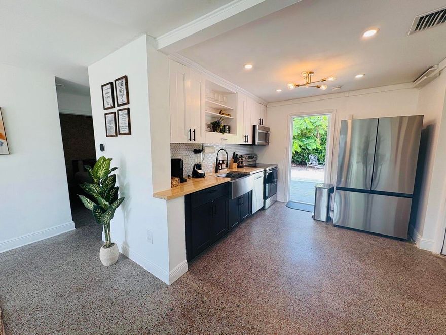 Live close to the beach!!! 3 bedroom, 2 bathroom Home in Pompano Beach. Great Location!! close to everything, Whole Foods, Shopping, minutes to Beach. New AC 2022-New AC ducts 2020-Hurricane impact doors and windows 2021-Stainless Steal appliances 2022 -Updated kitchen -Large Paver driveway, completely Fenced backyard, Tile roof 2014, Washer and dryer, Big walk-in closet, Shower Panel. Live or Rent!! NO HOA, Buy as Investment start creating Equity!! CURRENTLY RENTED, DO NOT DISTURB TENANTS