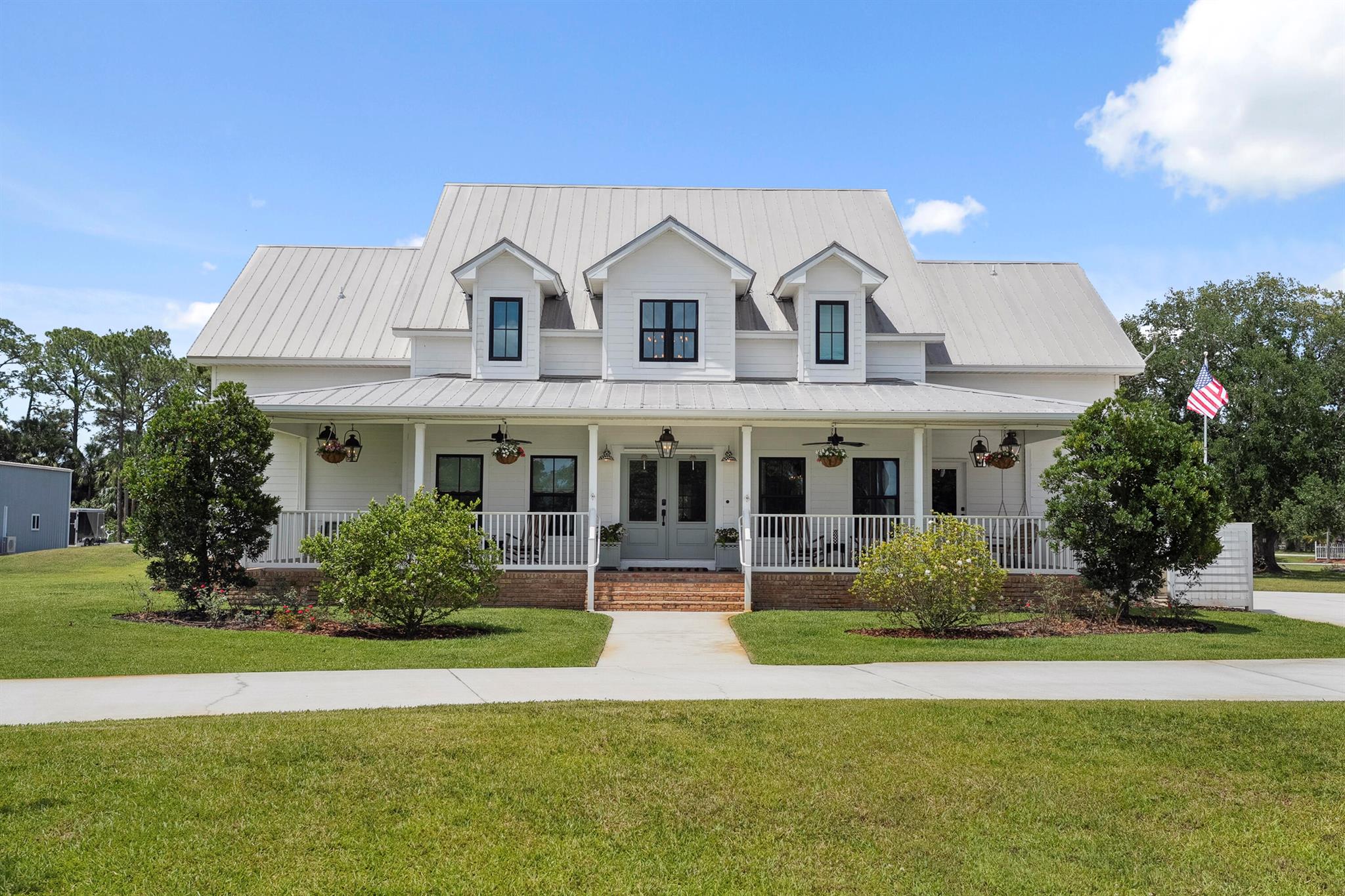 Your favorite Southern Living Magazine article that you cut out for your vision board is now for sale. This estate sits on 2.39 acres in a private airplane community with its own landing strip & a 3,600 sq ft airplane hangar for you to take off land & as you please. Aero Acres has a paved runway & a grass taxiway. The runway has pilot-controlled runway lights, PAPI, & rotating beacon. Enter into this swoon worthy home & you'll notice the real wood flooring throughout. The kitchen has custom inset cabinetry with lacquered brass hardware, zellige backsplash & quartz countertops. The star of the show is this 48-inch, 8 burner double oven gas range by Big Chill Appliances paired with a pot filler & custom range hood. The island features a panel ready scotsman nugget ice machine.